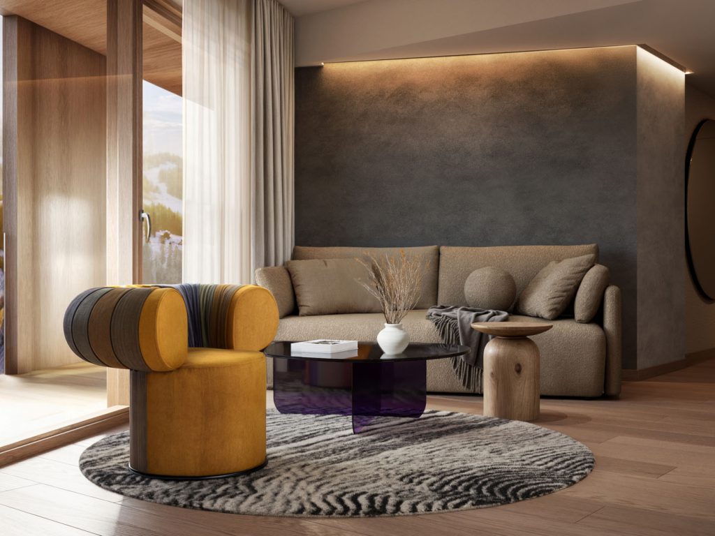 Apartament Sky Resort Szczyrk salon kuchnia 3