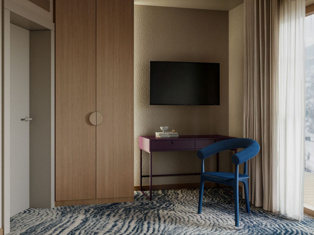 Apartament Sky Resort Szczyrk sypialnia główna 2