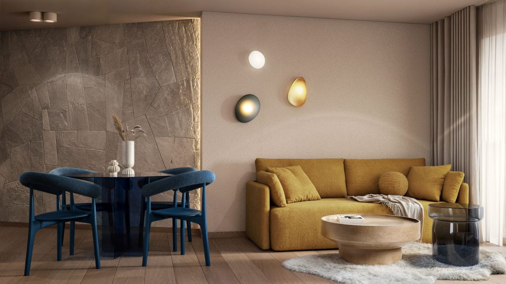 Apartament Sky Resort Szczyrk salon kuchnia 1